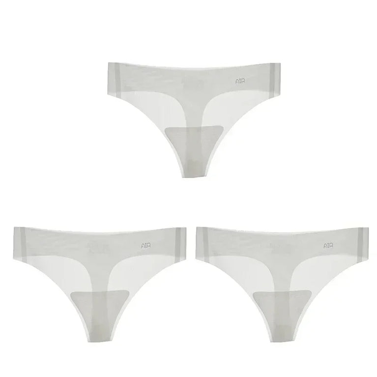 3pc Ultra-Thin Thongs | Seamless Transparent Quick-Dry G-String