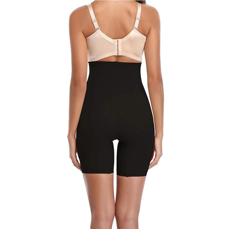 Seamless Hi-Waist Safety Boyshorts | Anti-Chafing Tummy Control Underwear