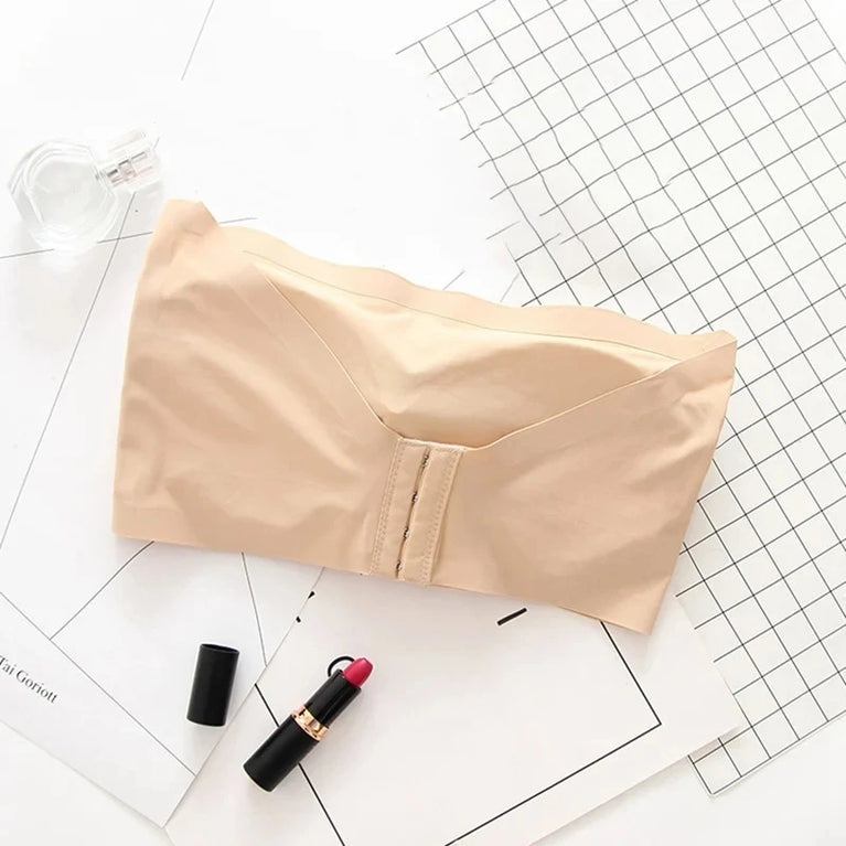 Seamless Bandeau Tube Top – Lightweight Wireless Support