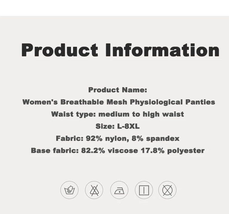 Physiological Briefs (2-Pack) – Mid-Rise Leak-Proof Menstrual Panties