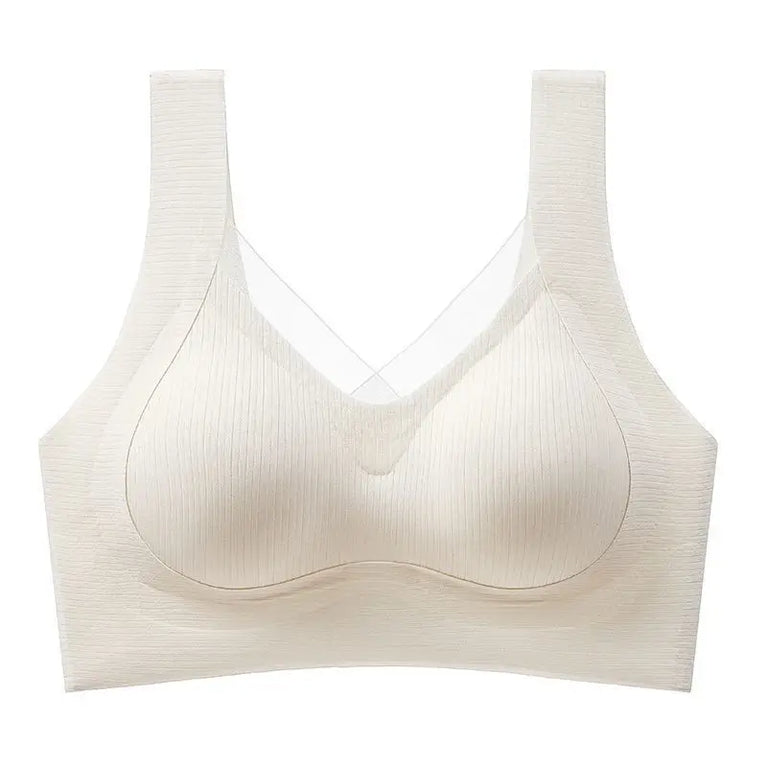 Seamless Backless Vest Bra | Adjustable Gathered Summer Fit