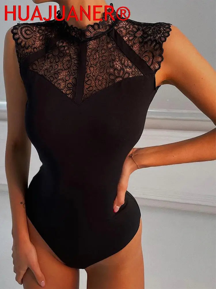 Lace Sexy Bodysuit | Slim Fit Summer Club Top