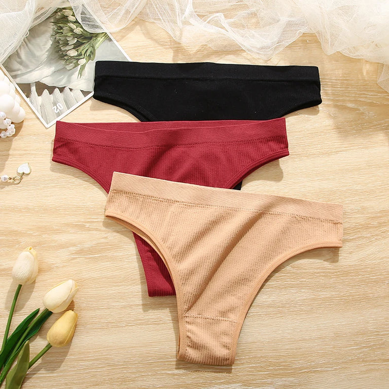 Seamless Brazilian Panties | Basic Mid-Rise Bikini