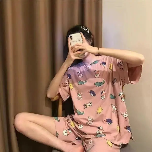 Unisex 3pc Cotton Home Clothes Set | Summer Casual Loungewear