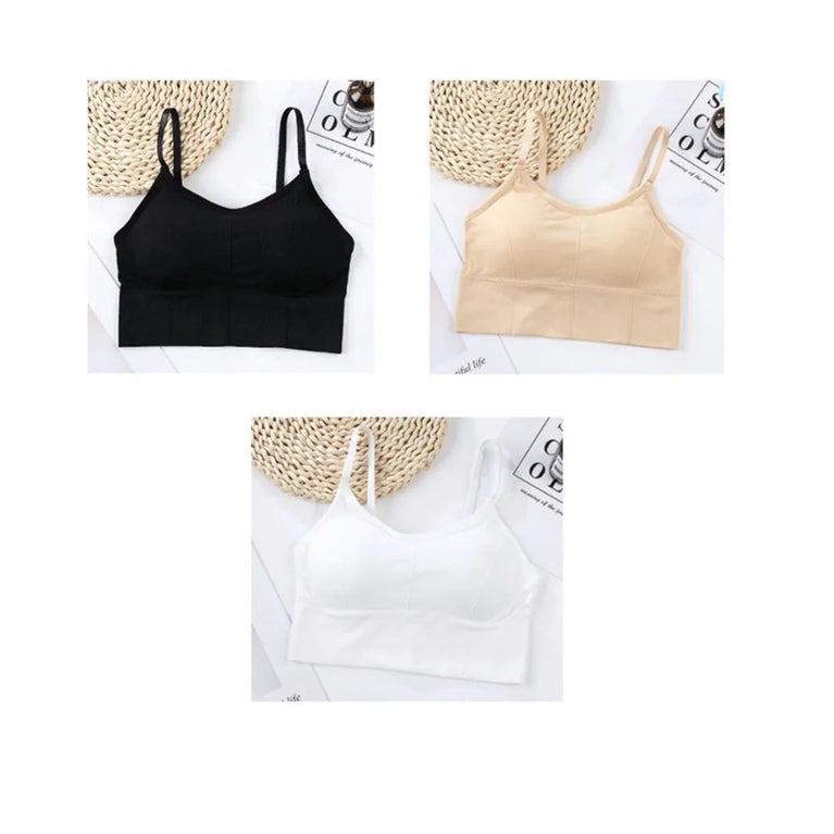 3PCS Adjustable Sports Bra | Seamless Yoga Support