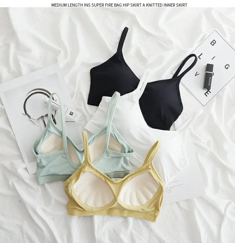 Seamless U-Shape Comfort Bra – Wire-Free Support for Young Women
