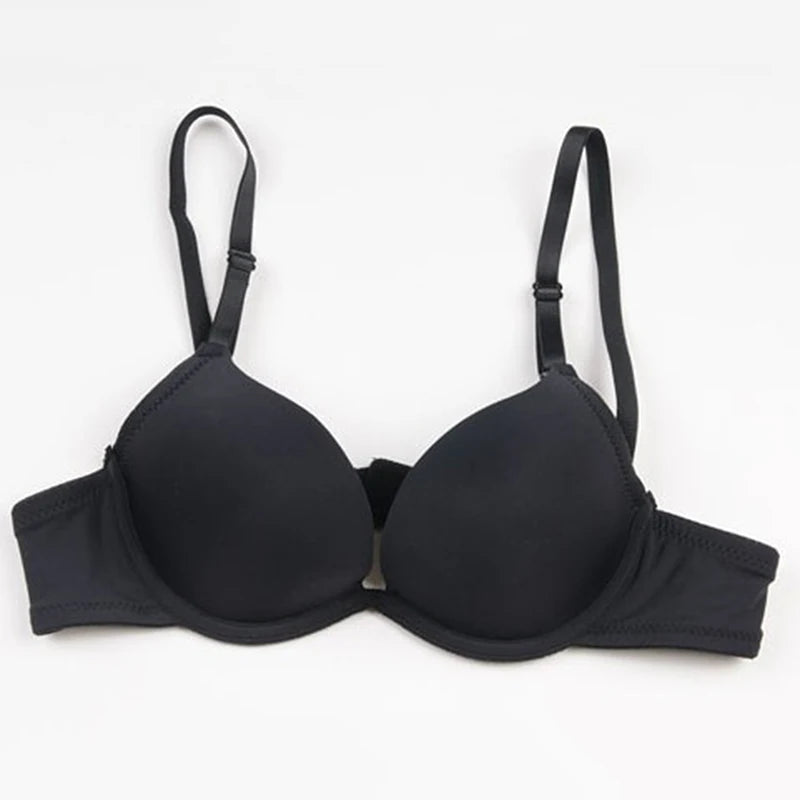 Seamless Cotton-Blend Underwire Bra | Breathable Gathered Fit