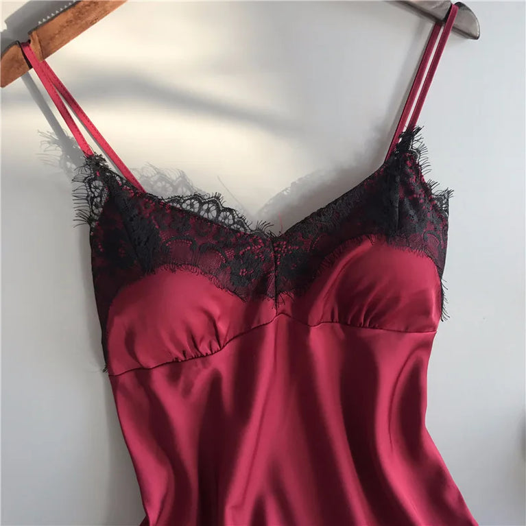 100% Pure Silk Pajama Set | V-Neck Suspender Cami & Shorts