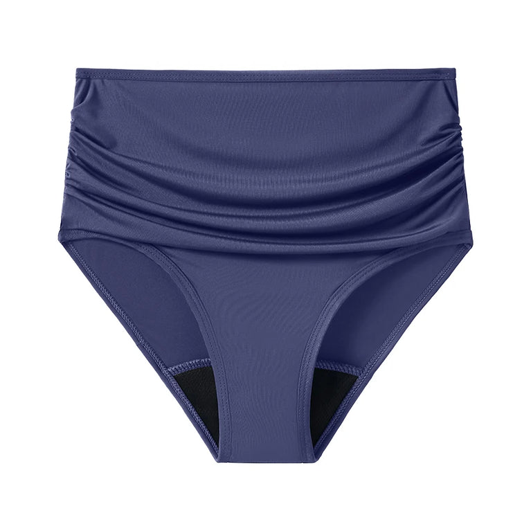 High-Waist Period Swimwear | 4-Layer Leakproof Menstrual Bikini