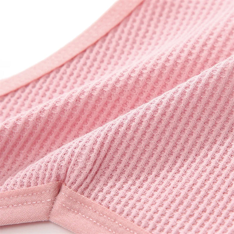 Waffle Cotton Thongs (3-Pack) – Low-Rise Comfortable G-Strings