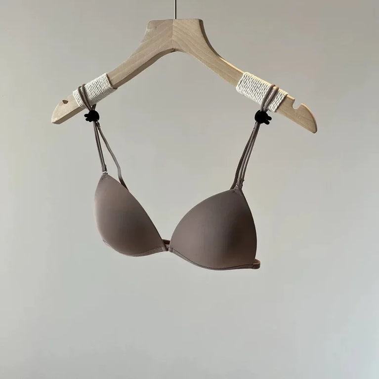 French Front-Closure Bralette | Seamless Triangle Cup