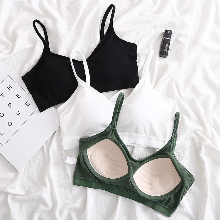 Pure Cotton Wireless Seamless Bra – Lightweight Everyday Comfort