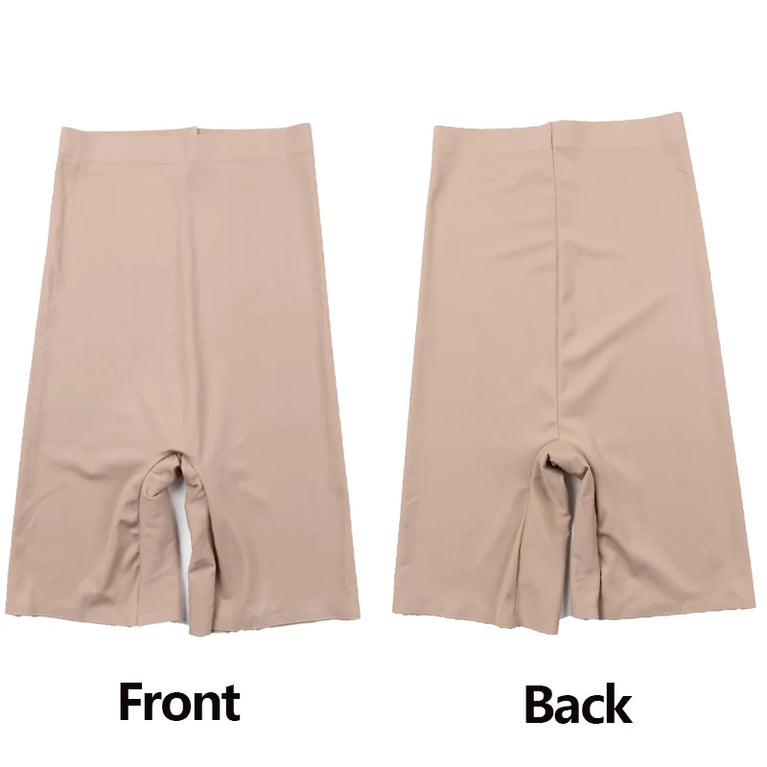 Seamless Hi-Waist Safety Boyshorts | Anti-Chafing Tummy Control Underwear