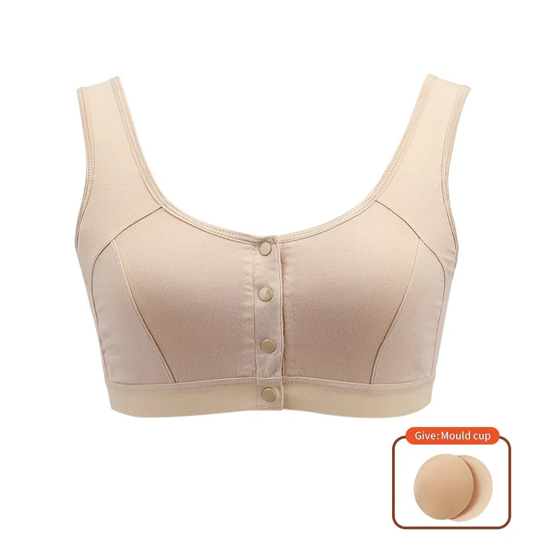 Mastectomy Pocket Bra – Modal Front-Closure Recovery Support