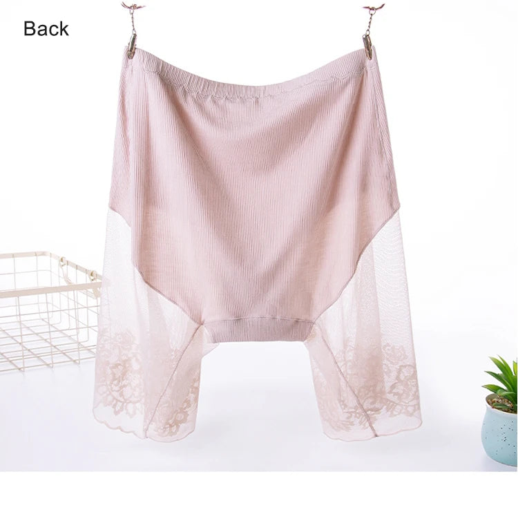 Lace Safety Shorts | Plus-Size Anti-Chafing Underwear
