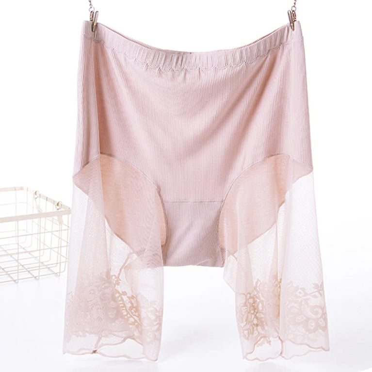 Lace Safety Shorts | Plus-Size Anti-Chafing Underwear
