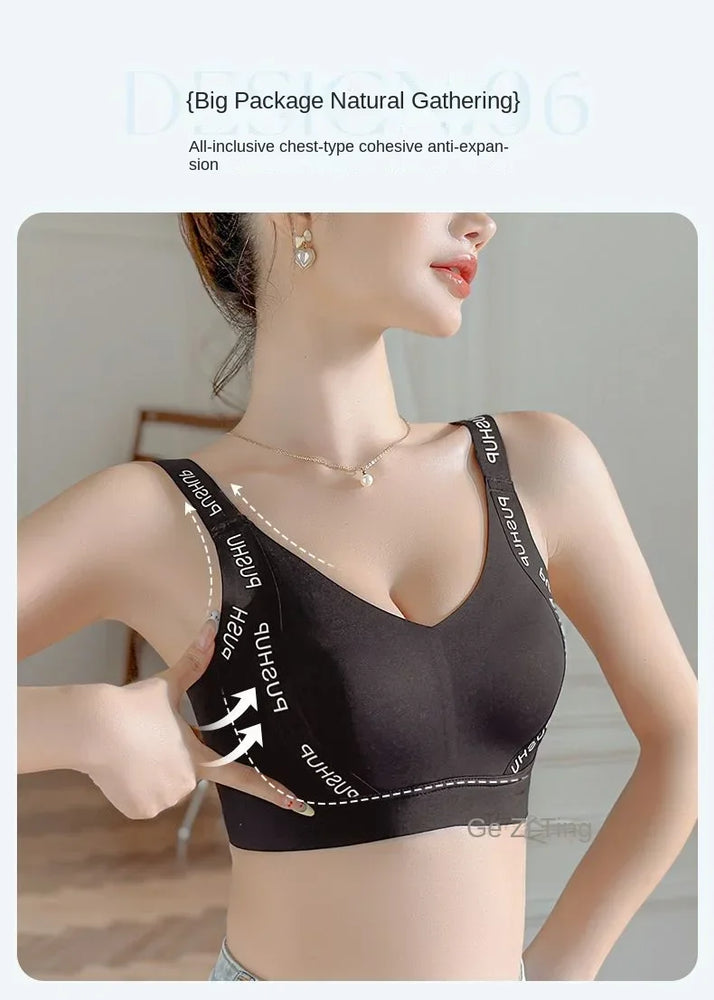 Seamless Wire-Free Minimizer Bra – Sleek Commute Comfort