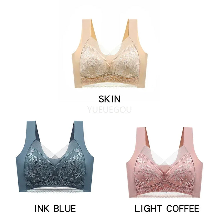 3PCS Plus Size Push-Up Bralette | 5cm Natural Lift Comfort