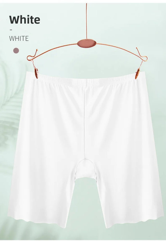 Seamless Plus Size Safety Shorts | Anti-Rub High-Capacity Boxers (Up to 120KG)