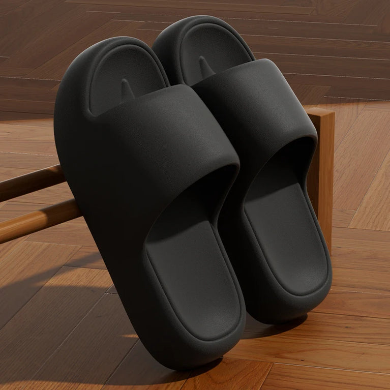 Unisex Cloud Pillow Slides | Soft EVA Anti-Slip Home Sandals