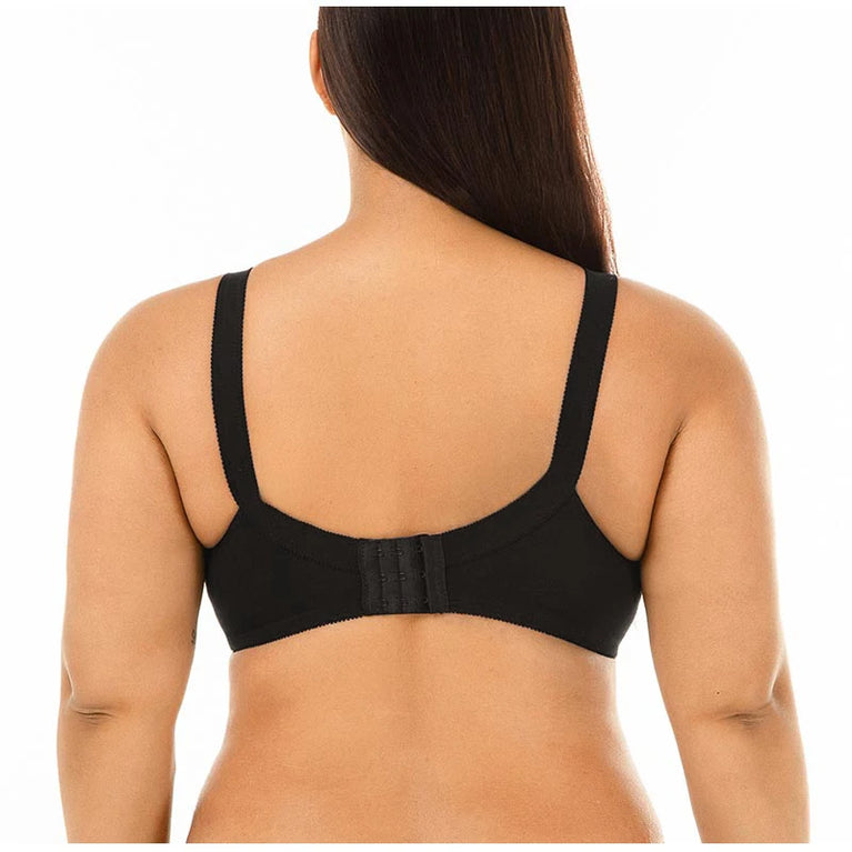 Bamboo Fiber Wireless Bra – Full Coverage Lace Comfort