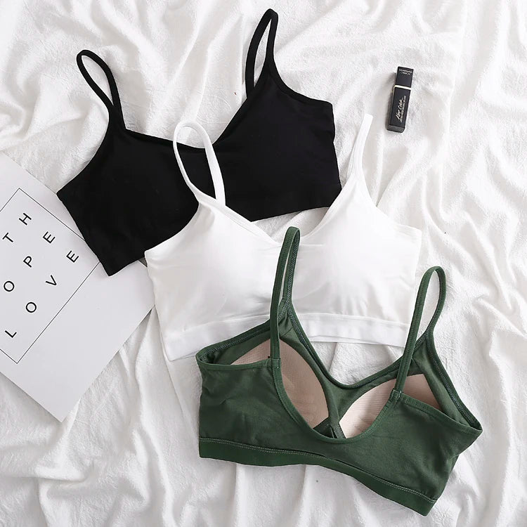 Pure Cotton Wireless Seamless Bra – Lightweight Everyday Comfort