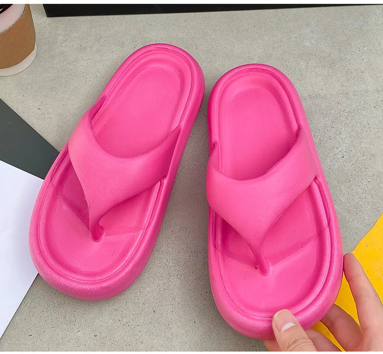 Premium Soft EVA Flip-Flops | Thick Sole Non-Slip Beach Slides