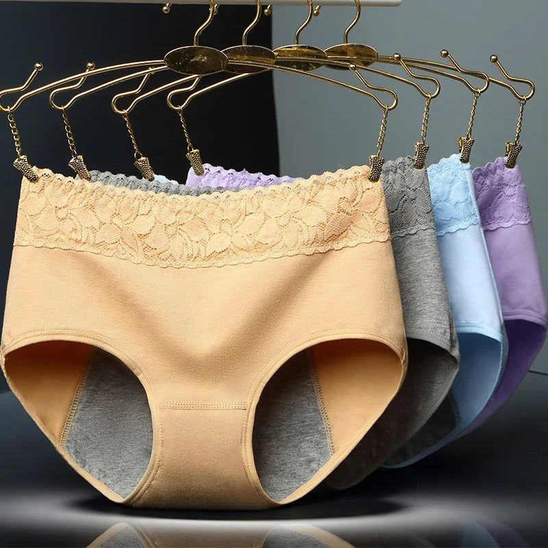 High-Rise Period Briefs | Leakproof Cotton Underwear