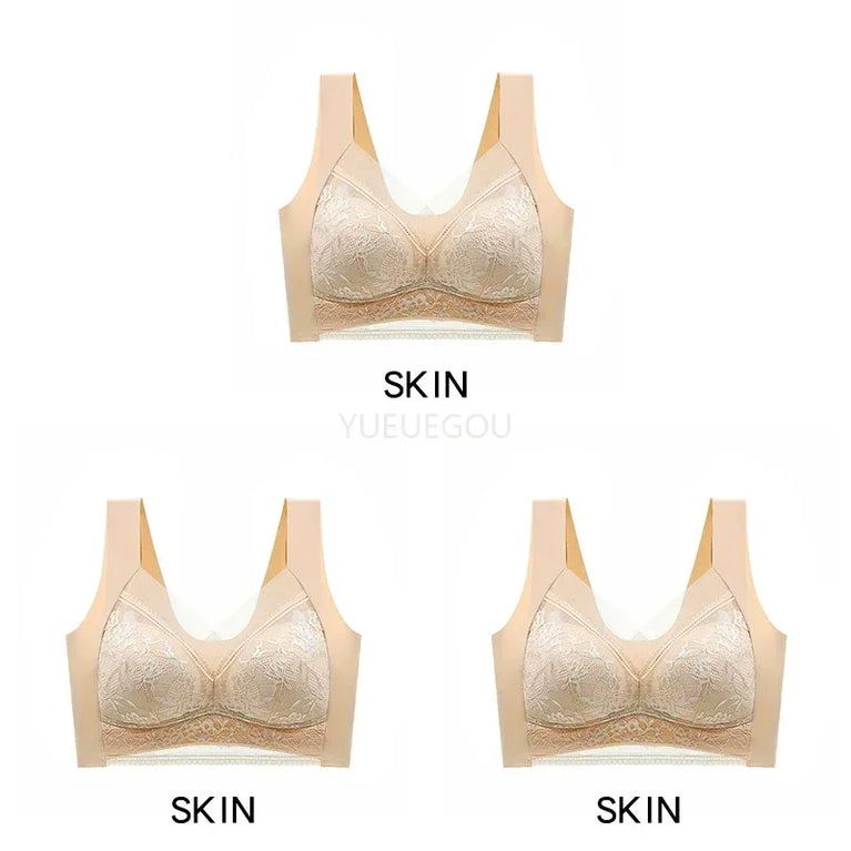 3PCS Plus Size Push-Up Bralette | 5cm Natural Lift Comfort