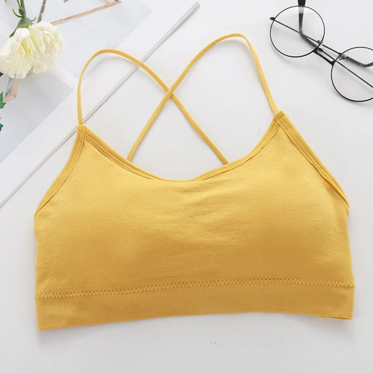 Seamless High-Stretch Sports Bra | Comfort Fit Yoga Crop Top