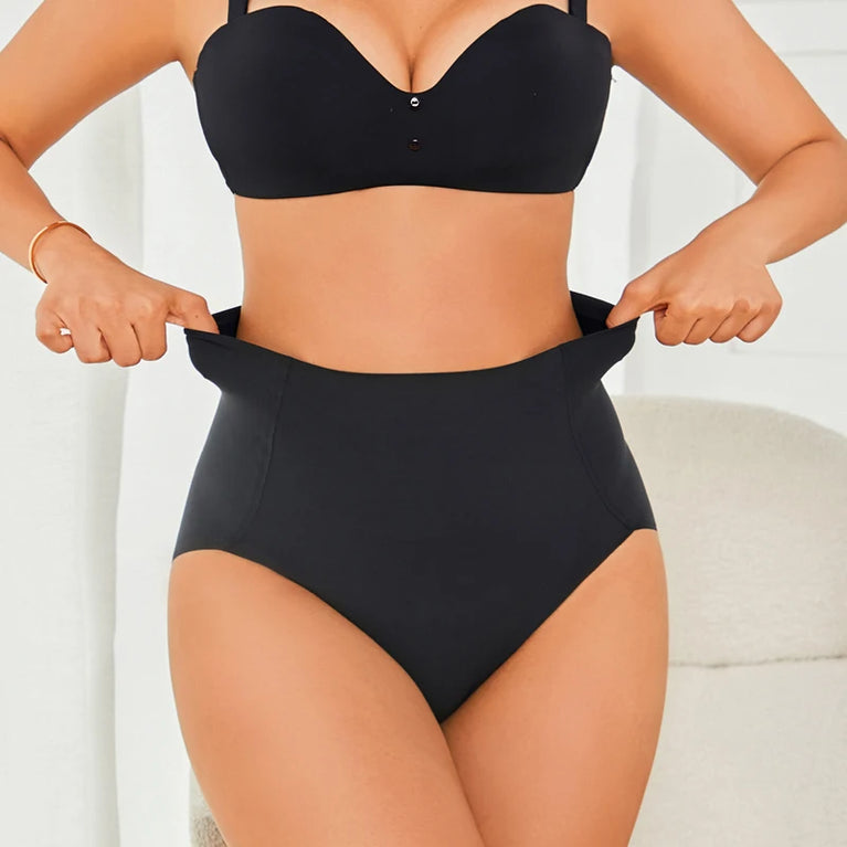 Seamless Tummy Control Underwear | Breathable Mesh Butt-Lifter Shaping Briefs