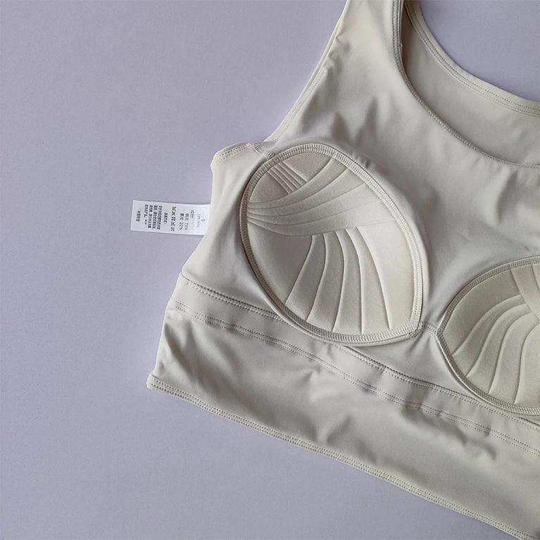 Breathable Seamless Sports Bra – High-Impact Running Support