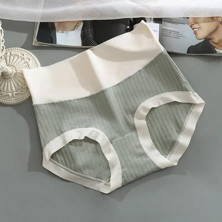 Seamless High-Waist Briefs | Invisible Cotton Comfort Set