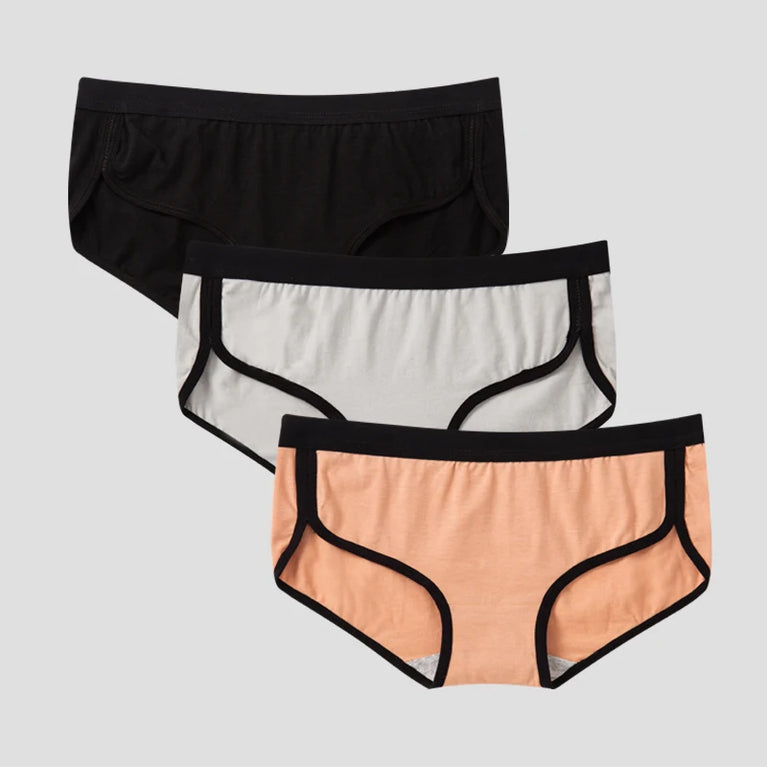 3pc Cotton Sport Briefs | Breathable Low-Rise Set