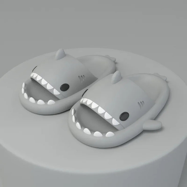 Cute Shark Platform Slides | Unisex Soft EVA Summer Sandals