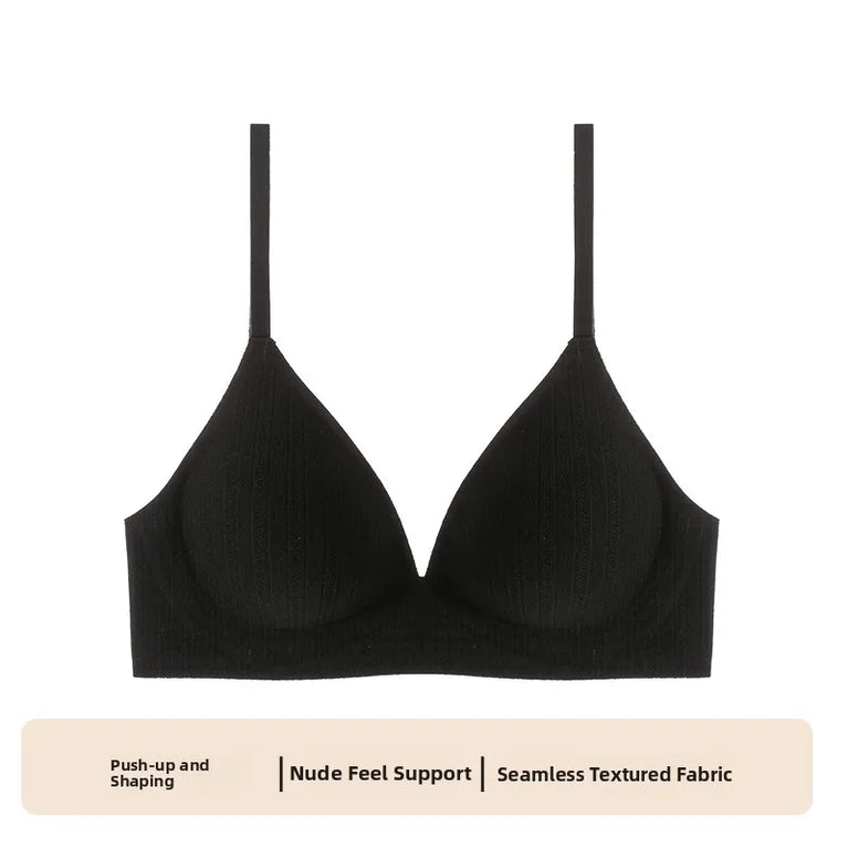 Cotton-Comfort Seamless Sports Bra | Anti-Sagging Support