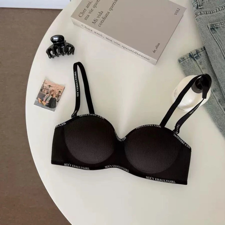 Ice Silk Wireless Push-Up Bra | Seamless Small Chest Bralette