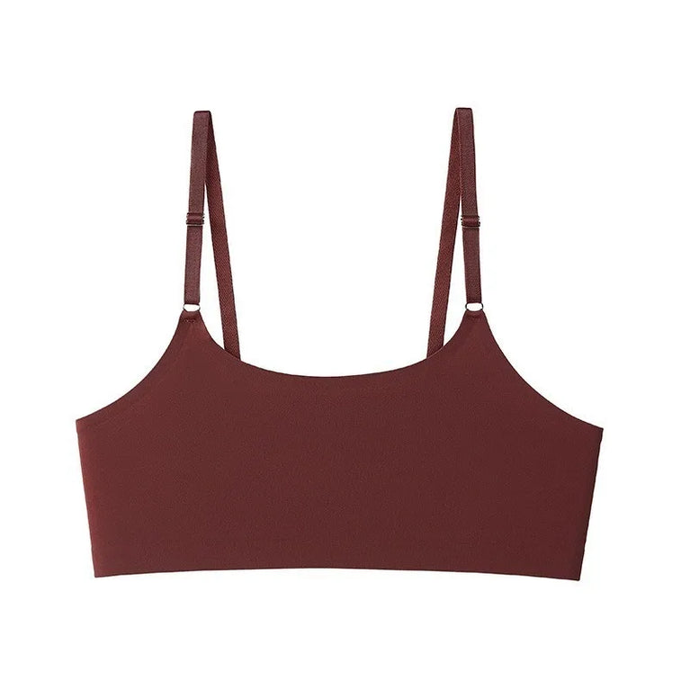 Seamless One-Piece Bra – Wireless Front-Buckle Comfort