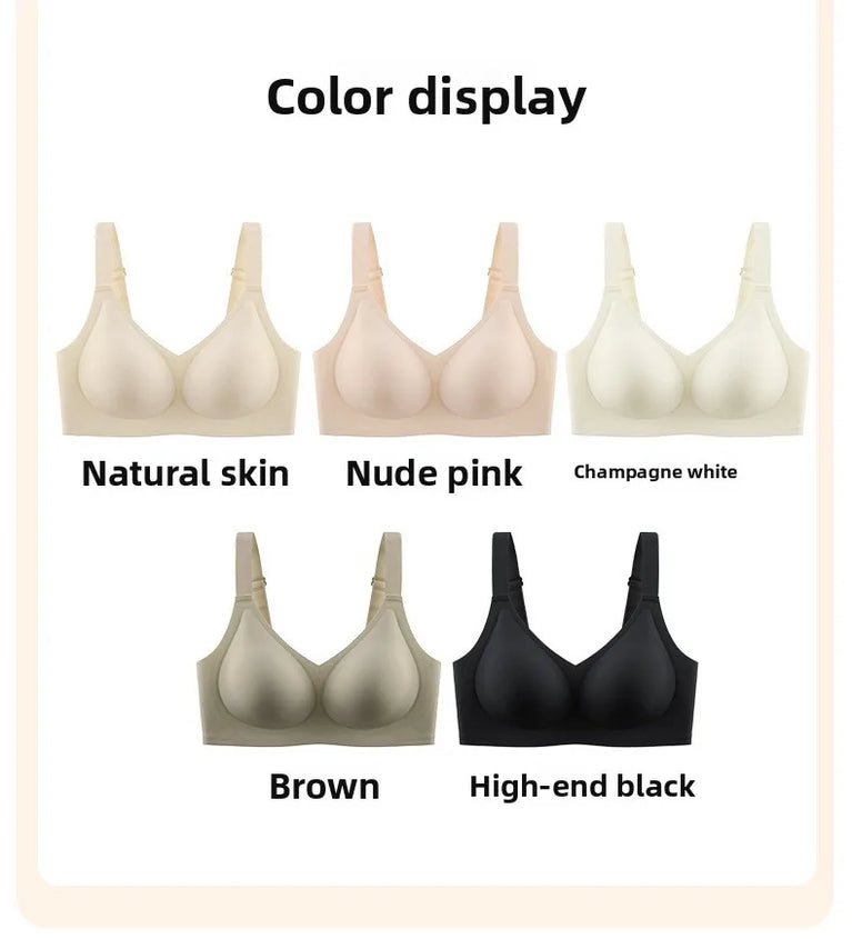 Ice Silk Wireless Shapely Bra | Anti-Sagging Full-Cup Support