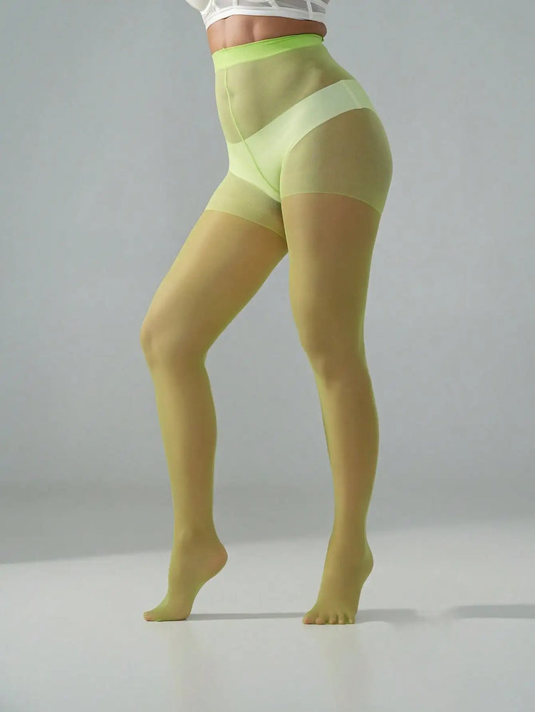 60D Semi Sheer High Waist Shaping Pantyhose for Women