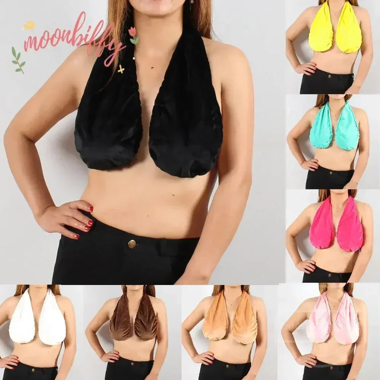 Halter-Neck Bralette | Seamless Tube Top Wrap
