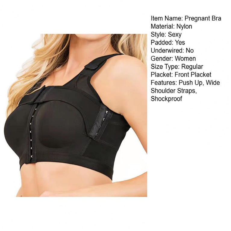Front-Closure Support Bra | Shockproof Pregnancy Fit