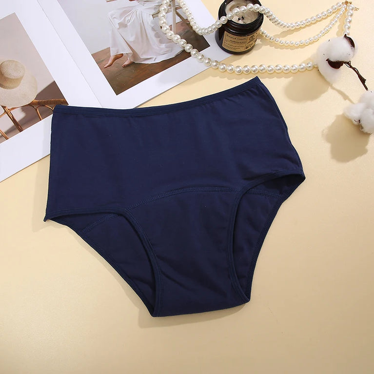 High-Waist 5-Layer Menstrual Briefs – Ultra-Absorbent Breathable Physiological Panties