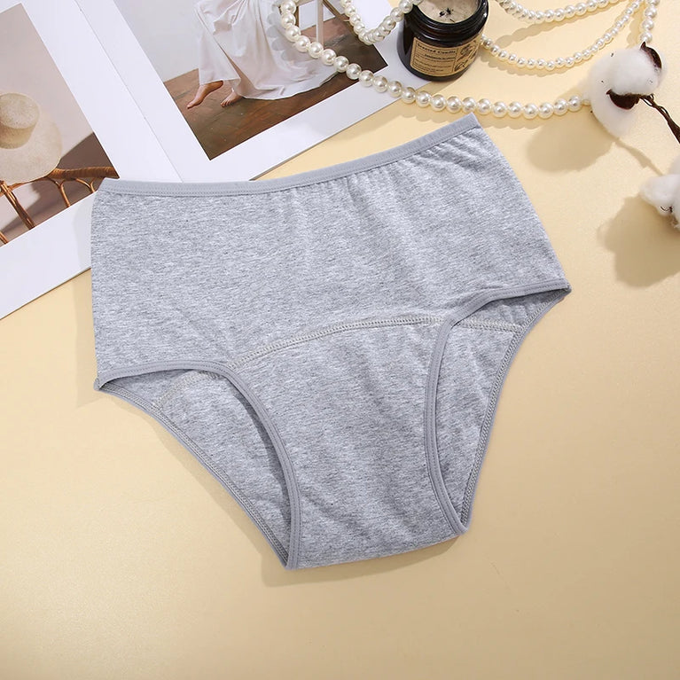 High-Waist 5-Layer Menstrual Briefs – Ultra-Absorbent Breathable Physiological Panties