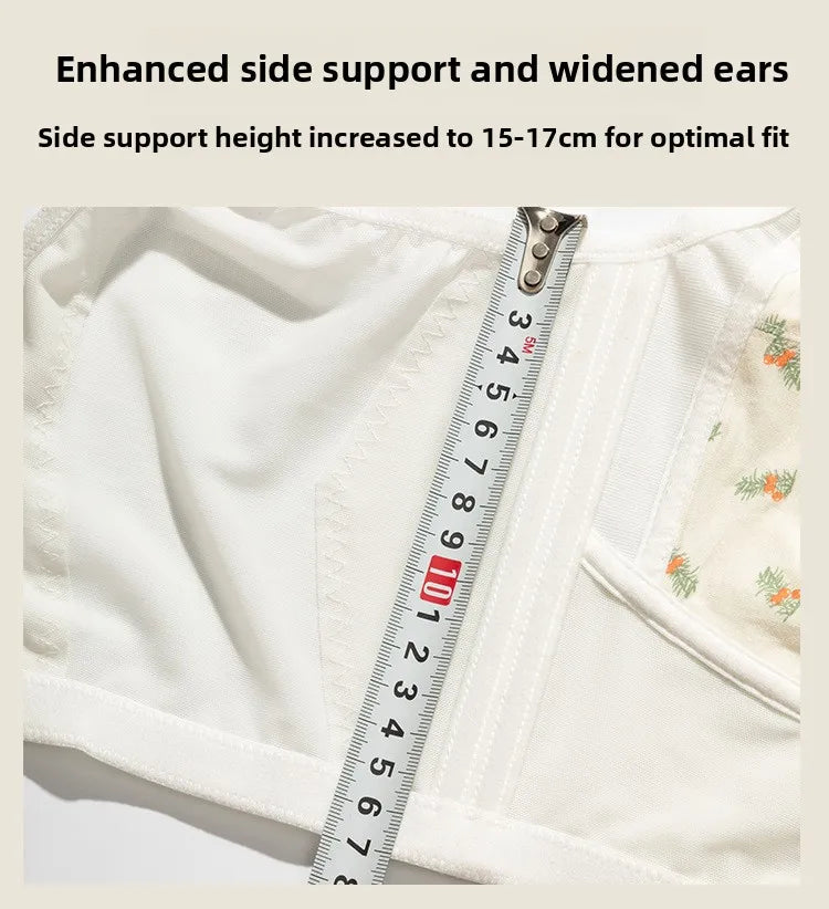 Full Coverage Wireless Slimming Bra | Anti-Slip Side Support