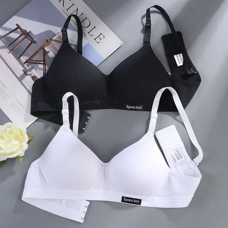 3-Piece Thin Teens Sport Seamless Training Bra Set – Soft & Skin-Friendly