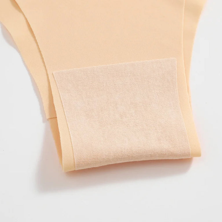 7pc Ice Silk Bikini Set | Seamless Low-Waist Briefs