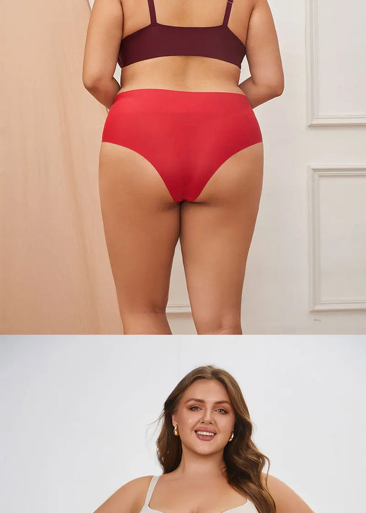 Ice Silk Seamless Panties | Ultra-Thin Brazilian Briefs