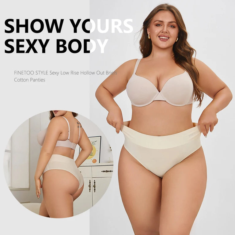 Ice Silk Seamless Panties | Ultra-Thin Brazilian Briefs