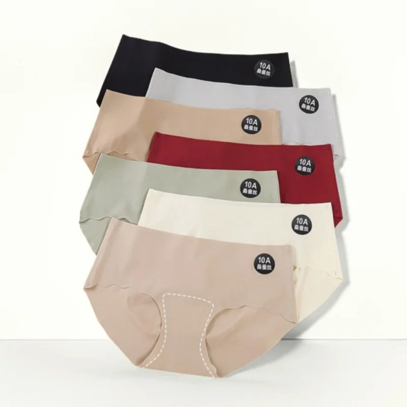 Seamless Ice Silk Briefs | 10A Mulberry Silk Gusset  Specifications